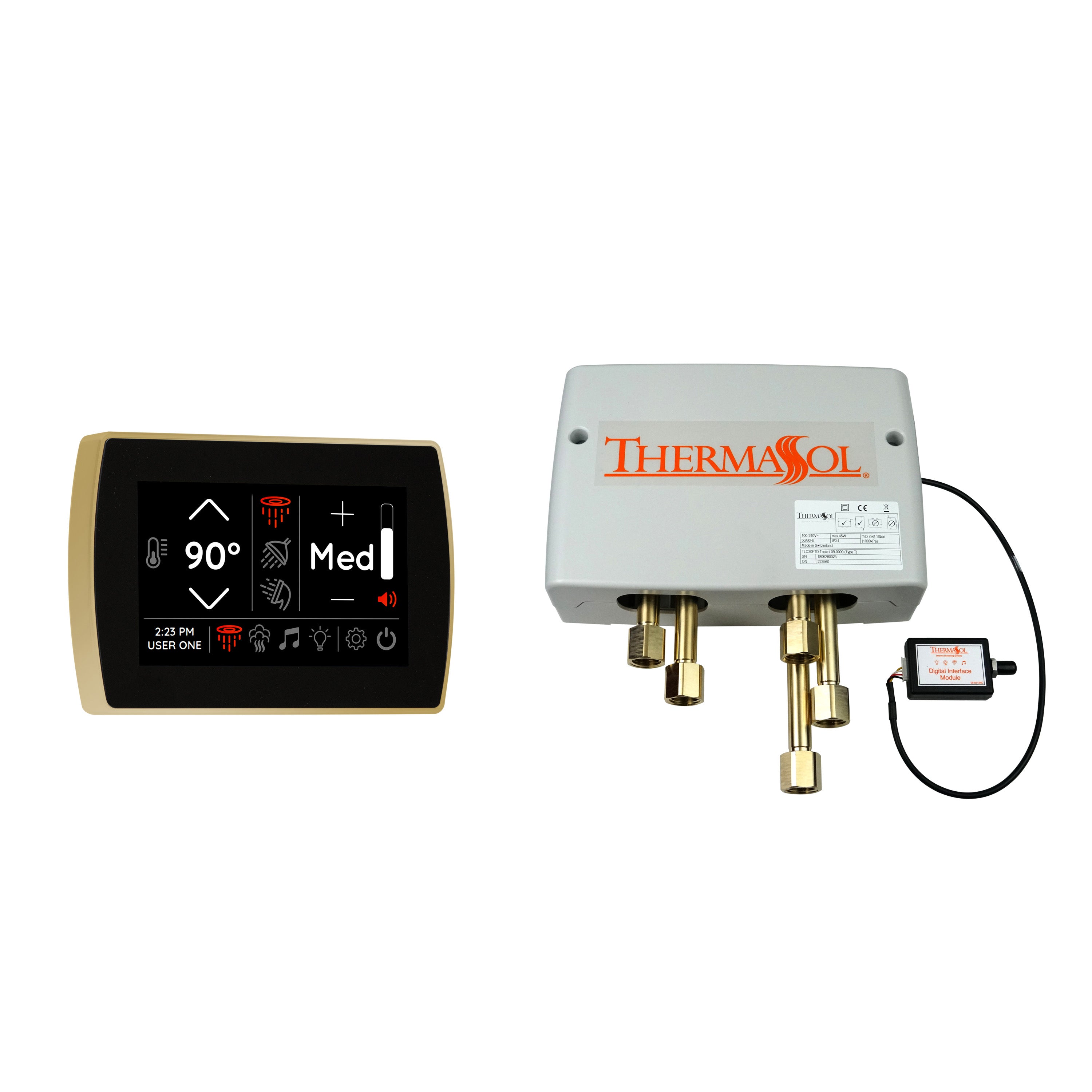 SignaTouch Control (Wall Mount), and Digital Shower Valve Package - Maison&Co.