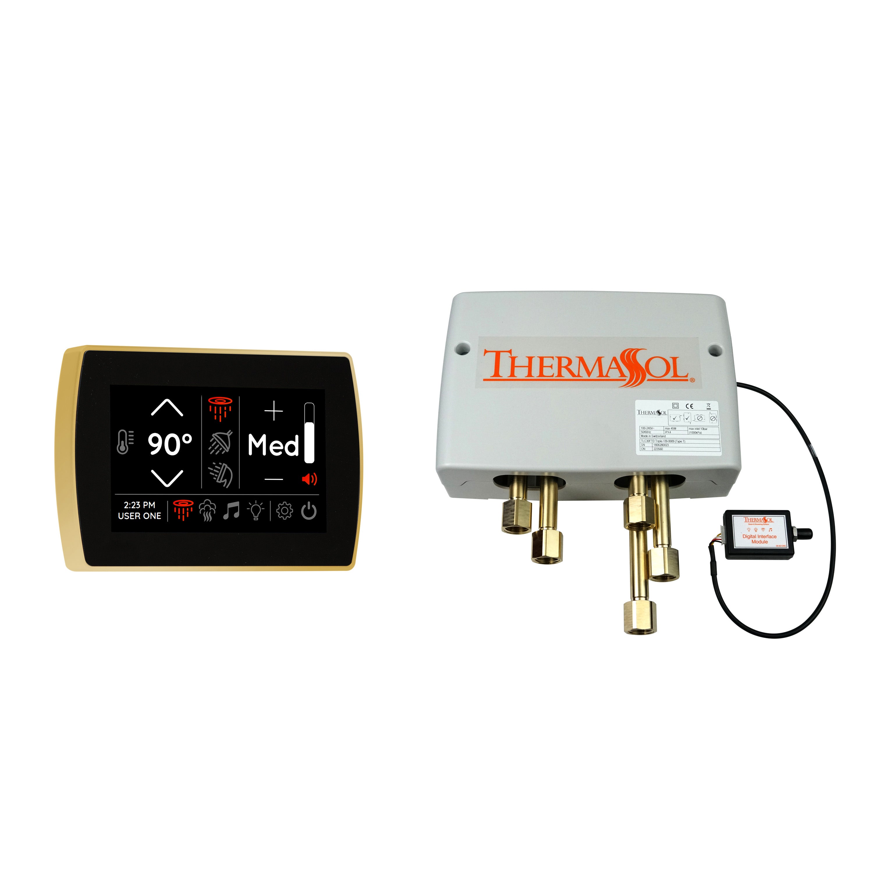 SignaTouch Control (Wall Mount), and Digital Shower Valve Package - Maison&Co.