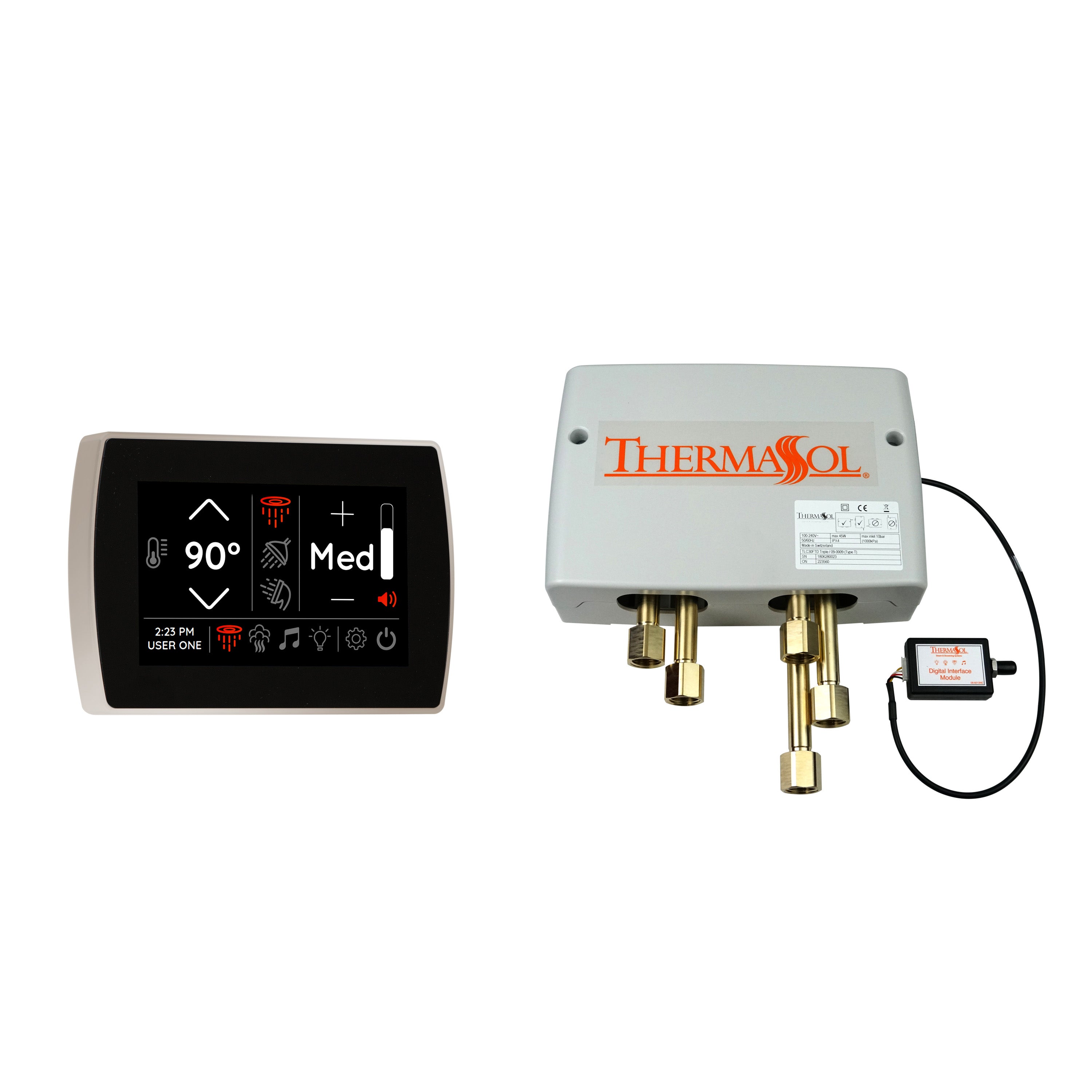 SignaTouch Control (Wall Mount), and Digital Shower Valve Package - Maison&Co.
