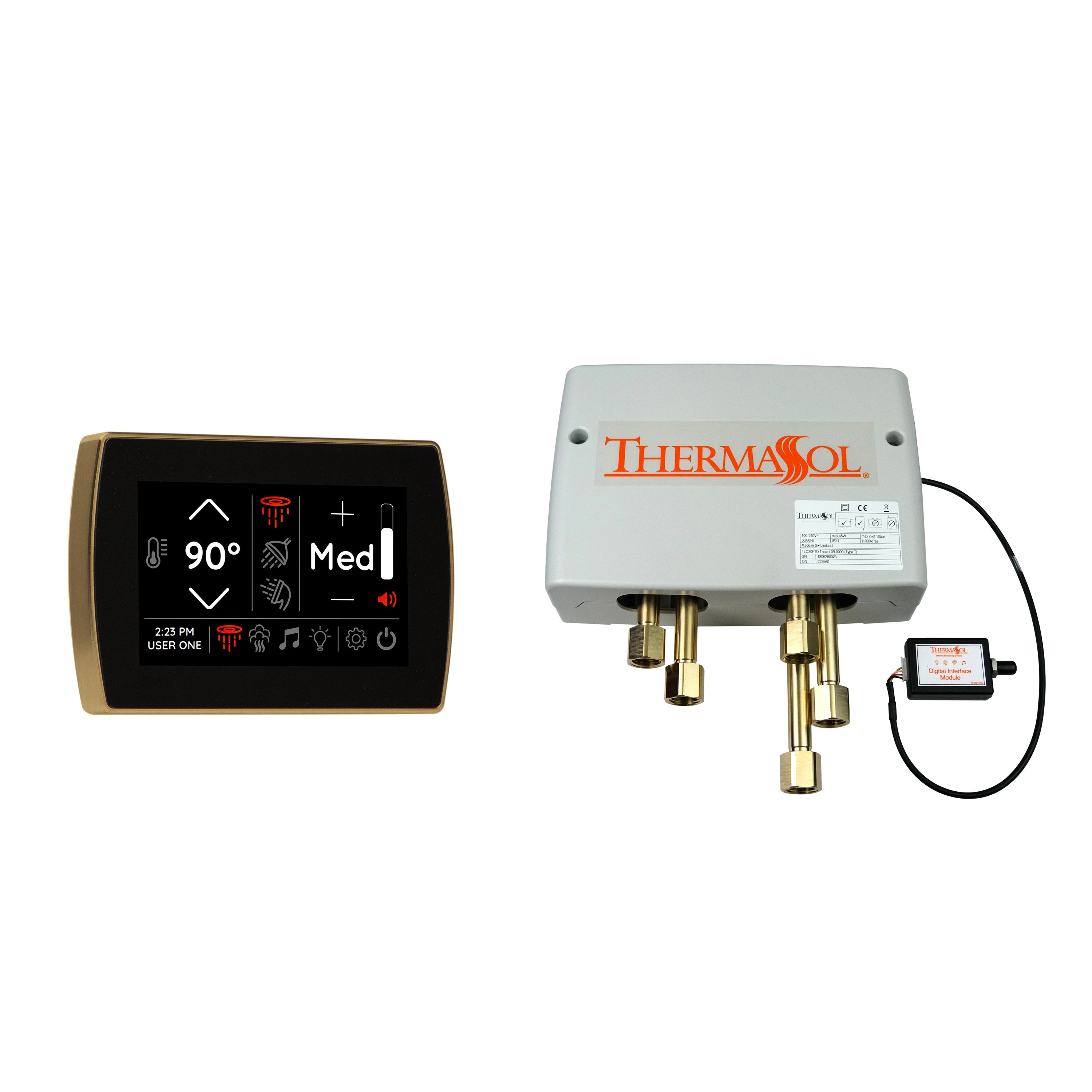 SignaTouch Control (Wall Mount), and Digital Shower Valve Package - Maison&Co.
