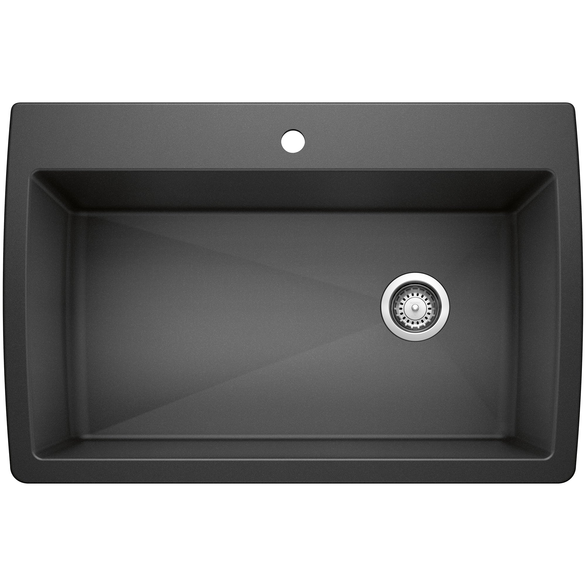Blanco - 440194 - Diamond SILGRANIT 33" Super Single Dual Mount Kitchen Sink - Anthracite
