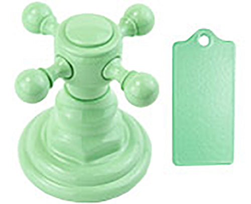 Uptown Contempo Slim Faucet with Round Escutcheons & Thumb Handles in Multiple Finishes - Maison&Co.