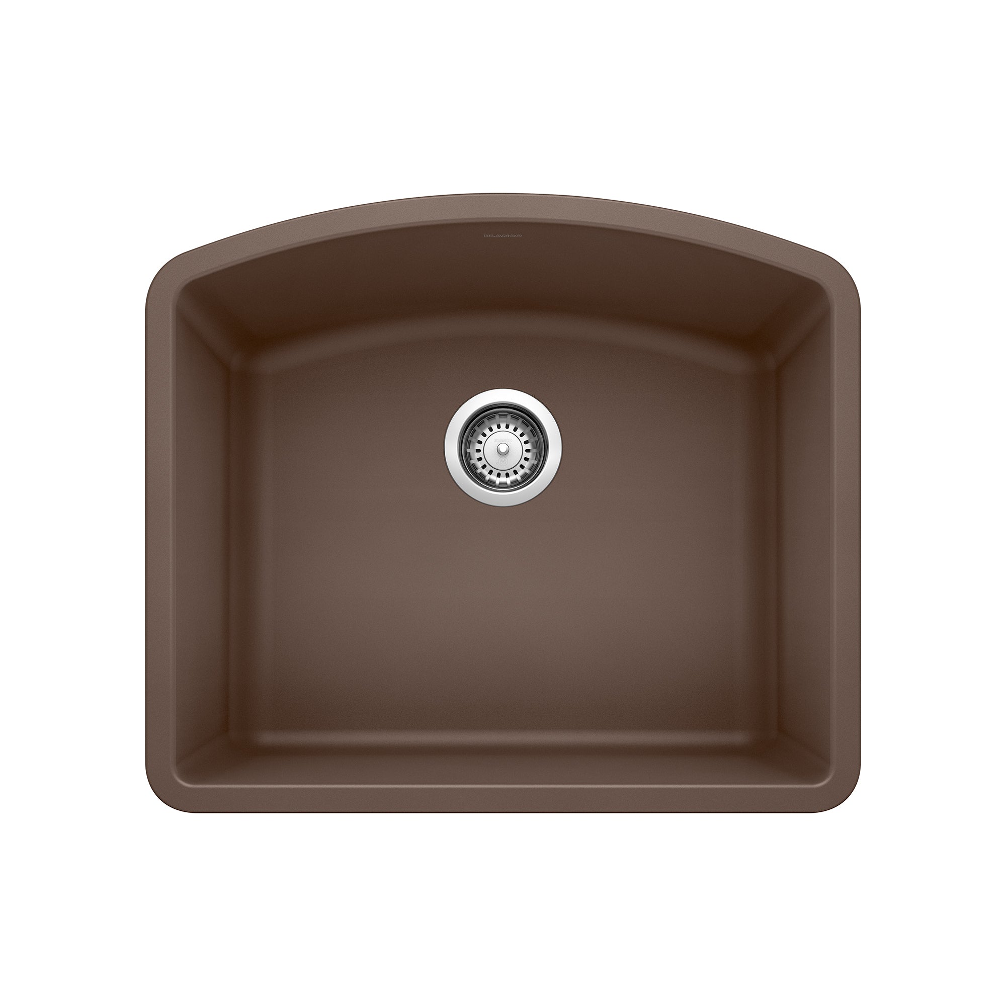 Blanco - 440172 - Diamond SILGRANIT 24" Single Bowl Undermount Kitchen Sink - Café