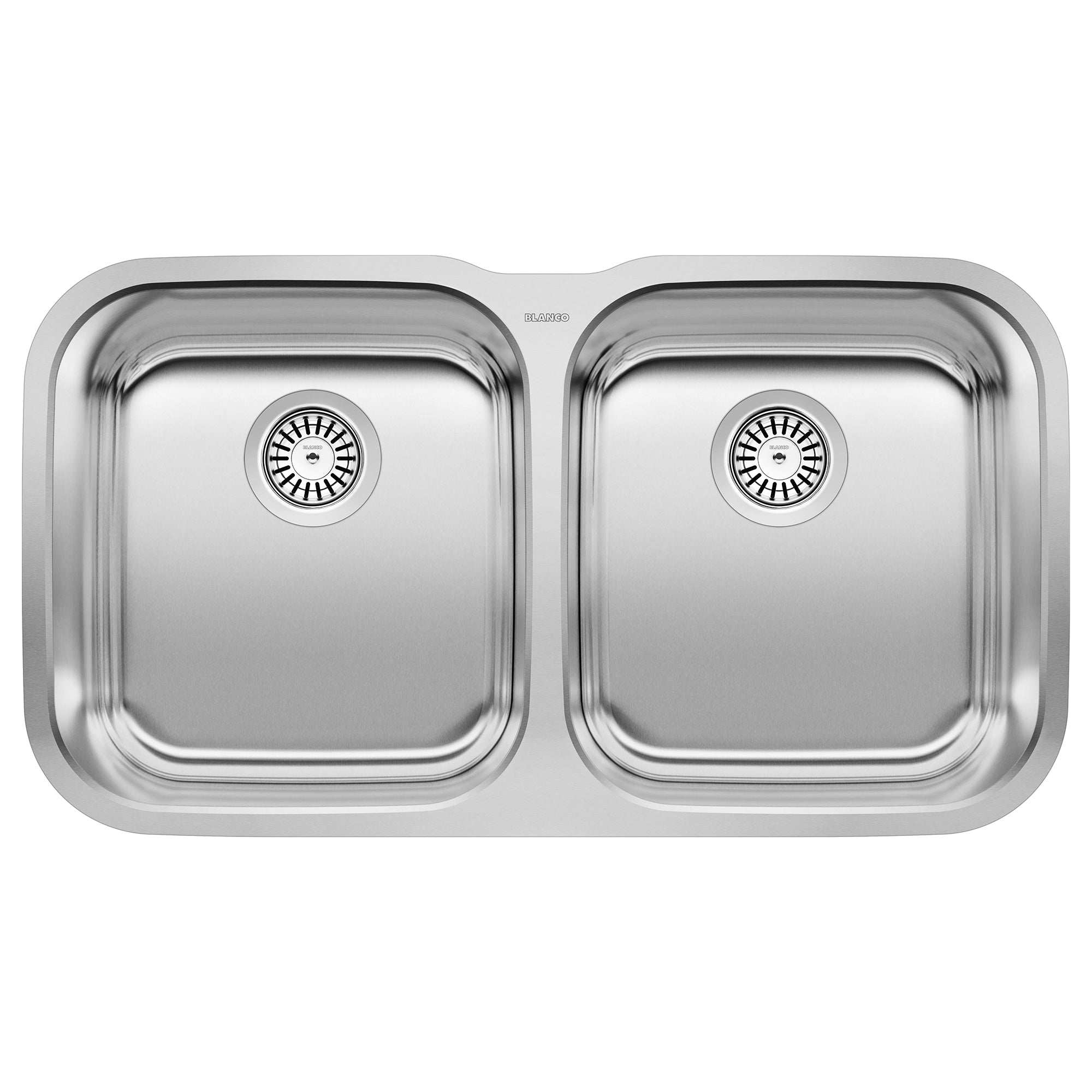 Blanco - 441020 - Stellar 33" 50/50 Double Bowl Undermount Stainless Steel Kitchen Sink