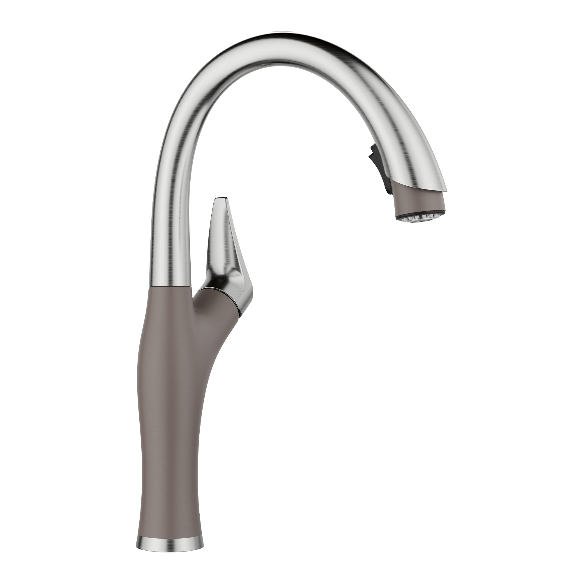 Blanco - 443039 - Artona Pull-Down Dual-Spray Kitchen Faucet - PVD Steel/Volcano Gray