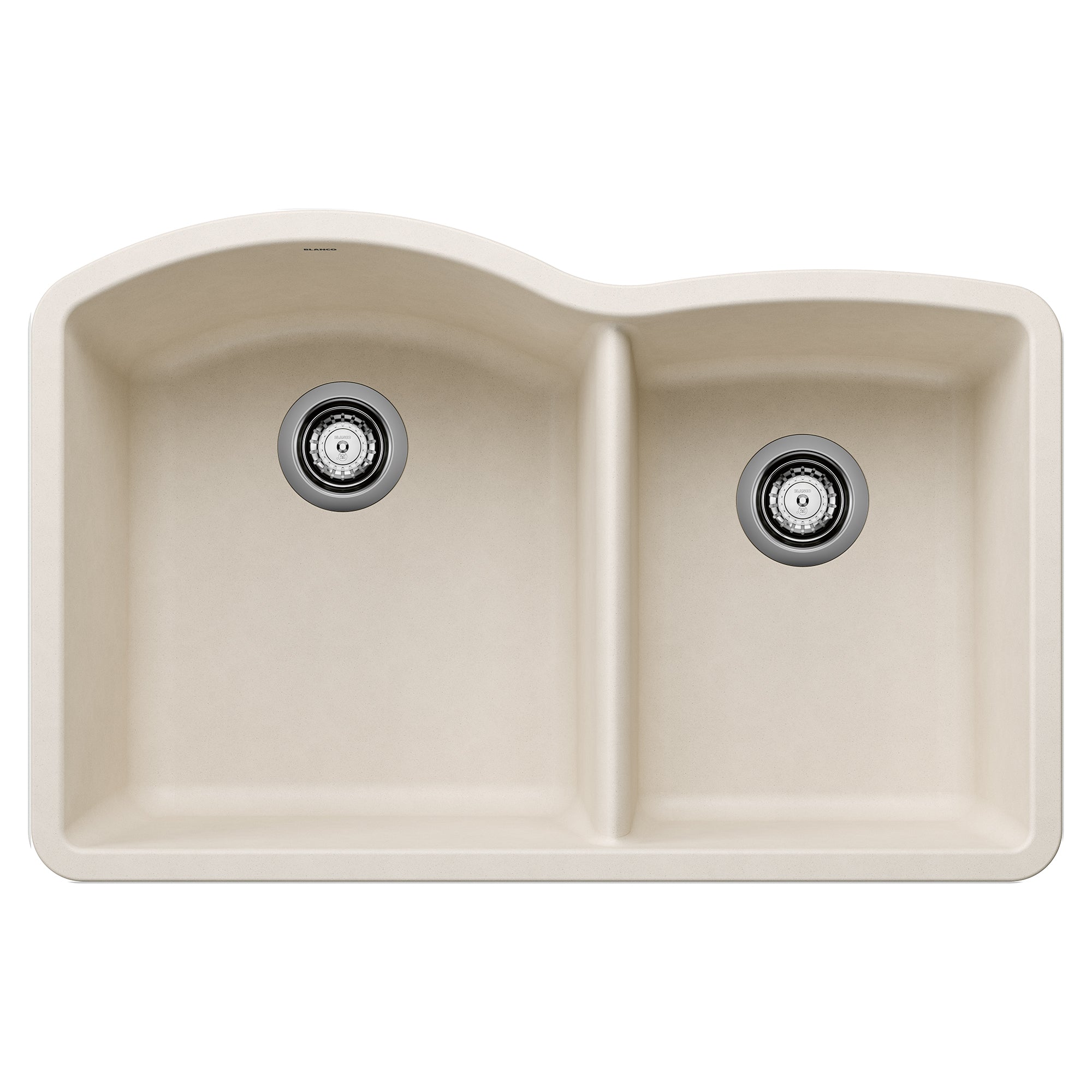 Blanco - 443064 - Diamond SILGRANIT 32" 60/40 Double Bowl Undermount Kitchen Sink - Soft White