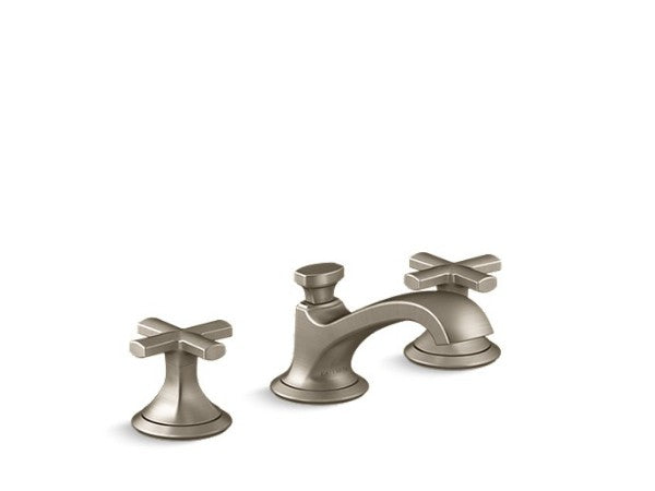 Script® Sink Faucet Low Spout Crss Hndl in Multiple Finishes Length:18" Width:12.5" Height:3.5" - Maison&Co.