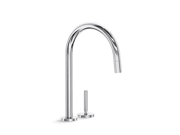 One™ Pulldown Kitchen Faucet in Multiple Finishes Length:24.375" Width:16.375" Height:4.563" - Maison&Co.