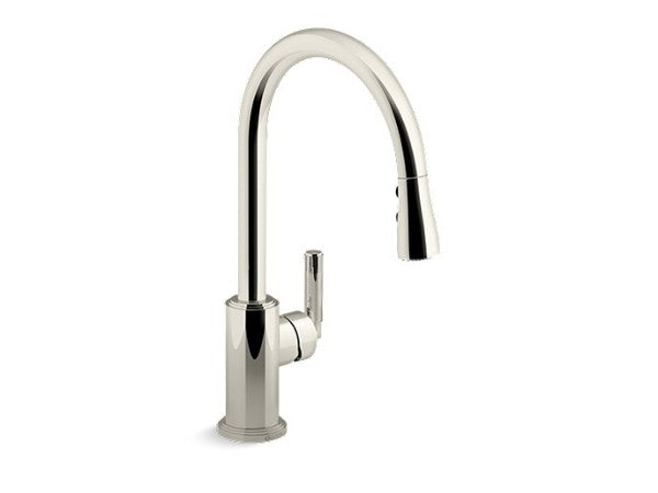 Vir Stil™ Pulldown Kitchen Faucet in Multiple Finishes Length:25.787" Width:12.795" Height:3.346" - Maison&Co.