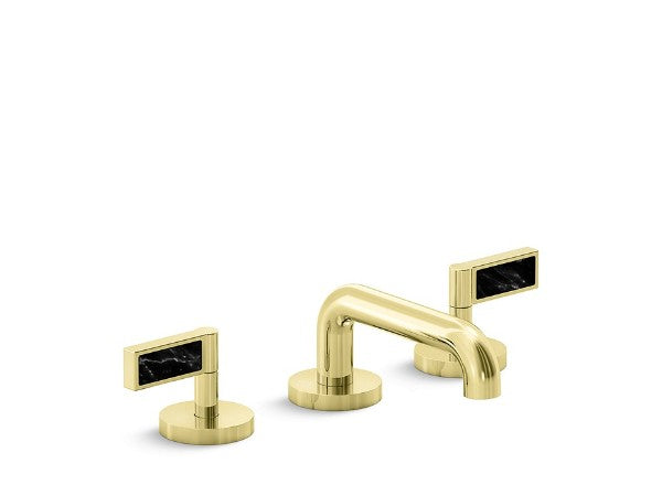One™ Basin Set, Lever, Nm Stone in Multiple Finishes Length:18.063" Width:12.625" Height:3.5" - Maison&Co.
