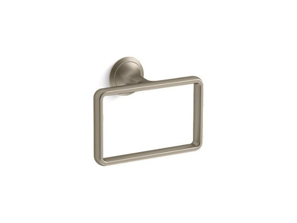 Script® Towel Ring in Multiple Finishes Length:8.25" Width:5" Height:4" - Maison&Co.