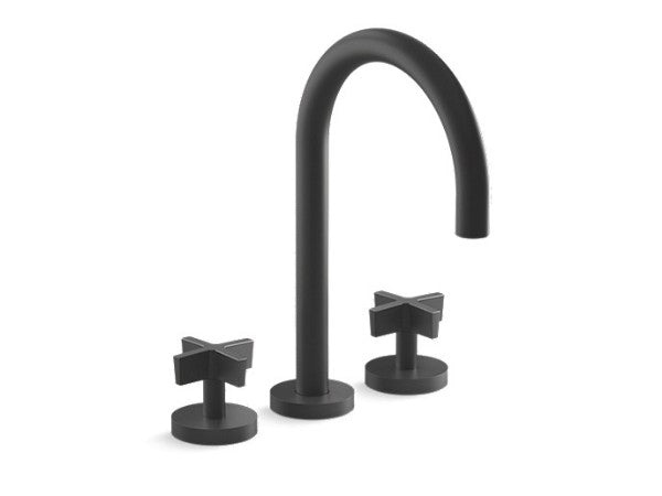 One™ Gooseneck, D/M Bath Set, Lever in Multiple Finishes Length:16.125" Width:12.5" Height:4.063" - Maison&Co.