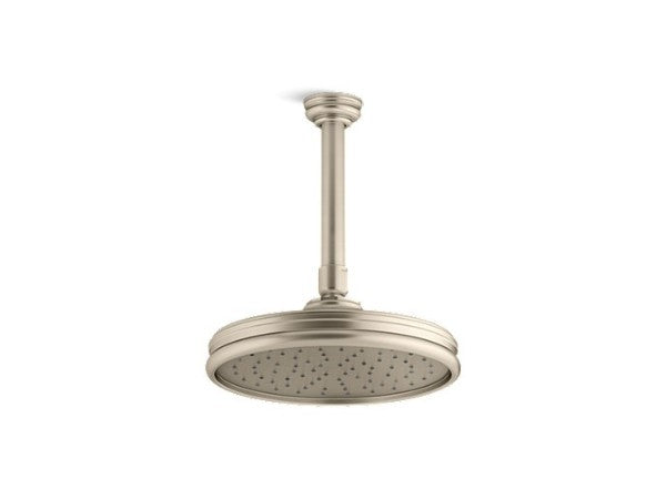Raindome, 8" Traditional in Multiple Finishes Length:11.024" Width:10.787" Height:6.102"