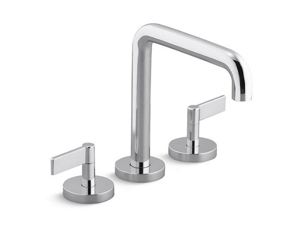One™ Dm Bath Set, Tall Spout, Lever in Multiple Finishes Length:16.125" Width:12.5" Height:4.063" - Maison&Co.