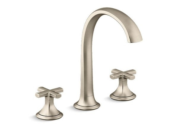 Script® Sink Faucet Arch Spout Crss Hndl in Multiple Finishes Length:25.508" Width:16.503" Height:4.438" - Maison&Co.