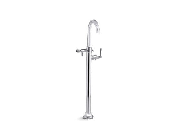 For Town Freestanding Bath Faucet in Multiple Finishes Length:42.5" Width:18.25" Height:13" - Maison&Co.