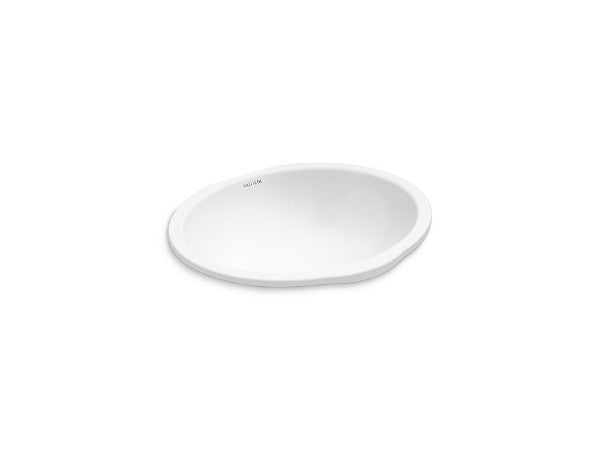 Perfect Um Sink, Soft Oval in White Finish Length:20.8" Width:17.88" Height:8.44" - Maison&Co.