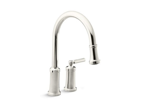 Quincy™ Pulldown Faucet in Multiple Finishes Length:24.375" Width:16.375" Height:4.563" - Maison&Co.