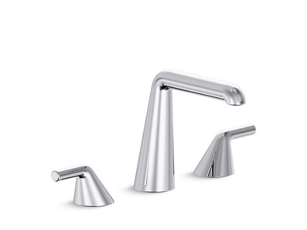Taper™ Widespread Basin Set, Lever in Multiple Finishes Length:25.5" Width:16.5" Height:4.438" - Maison&Co.