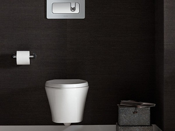 Actuator, Wall-Mount Toilet in Multiple Finishes Length:18.25" Width:12.373" Height:2.875" - Maison&Co.