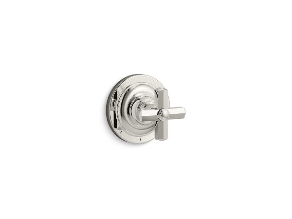 For Town® Volume Control Trim, Cross Handle in Multiple Finishes Length:7" Width:6.688" Height:7" - Maison&Co.