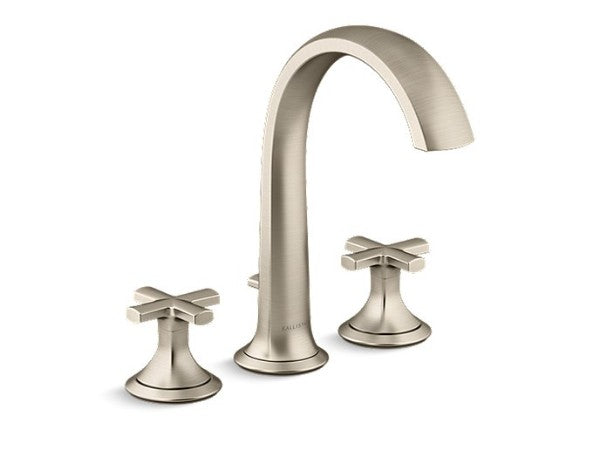 Script® Deckmnt Bath Faucet Crss Hndl in Multiple Finishes Length:14.938" Width:11.25" Height:3.875" - Maison&Co.