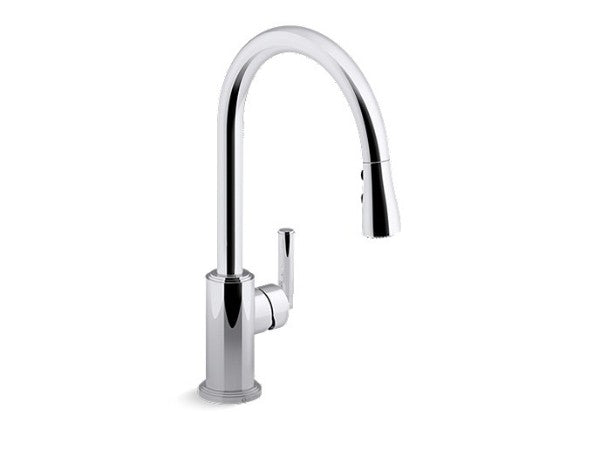 Vir Stil™ Minimal Pulldown Faucet in Multiple Finishes Length:25.787" Width:12.795" Height:3.346" - Maison&Co.