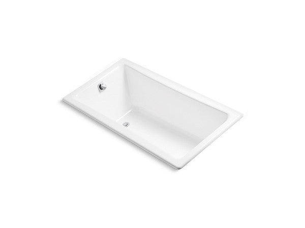 Barbara Barry® Bath in White Finish Length:63.5" Width:35" Height:21.5" - Maison&Co.