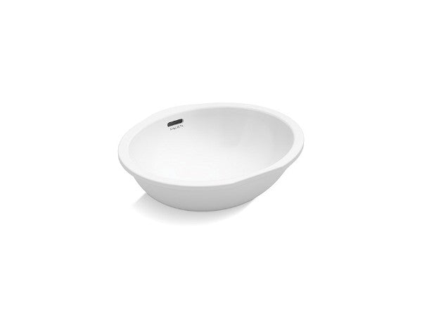 Perfect Um Sink, Soft Oval, Glzd in White Finish Length:20.8" Width:17.88" Height:8.44" - Maison&Co.
