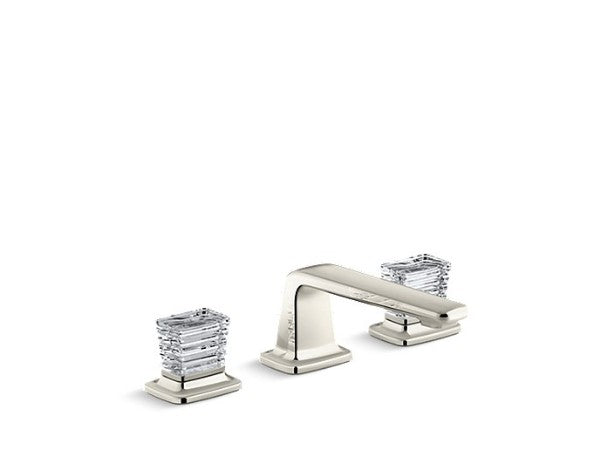 Per Se® Sink Faucet, Crystal Knob in Multiple Finishes Length:18" Width:12.5" Height:3.5" - Maison&Co.