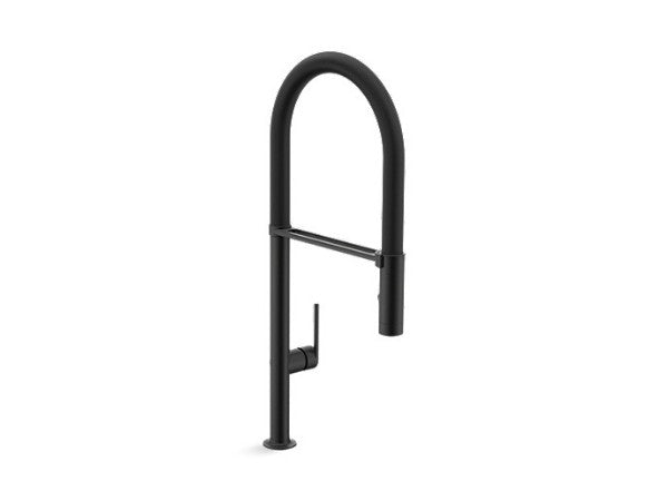 Juxtapose™ Semi-Pro Faucet W/ Po Spray in Multiple Finishes Length:30.512" Width:14.449" Height:2.756" - Maison&Co.