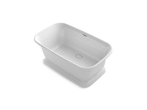 Papion® Freestanding Bath in White Finish Length:72.5" Width:42.5" Height:37.375" - Maison&Co.