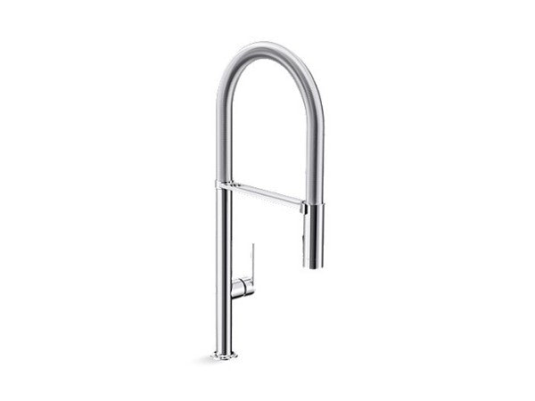 Juxtapose™ Semi-Pro Faucet W/ Po Spray in Multiple Finishes Length:30.512" Width:14.449" Height:2.756" - Maison&Co.
