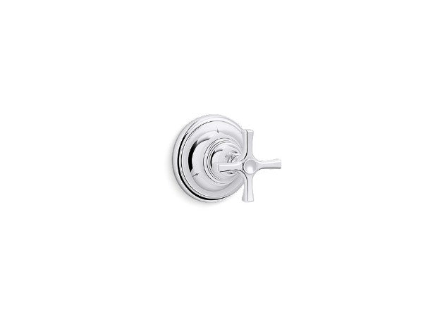 Bellis® Transfer Valve Trim, Cross Hdl in Multiple Finishes Length:7" Width:6.688" Height:7" - Maison&Co.