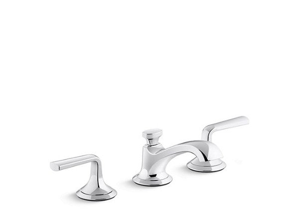 Script® Sink Faucet Low Spout Lvr Handle in Multiple Finishes Length:18" Width:12.5" Height:3.5"