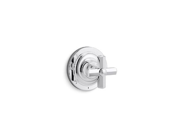 For Town® Volume Control Trim, Cross Handle in Multiple Finishes Length:7" Width:6.688" Height:7" - Maison&Co.