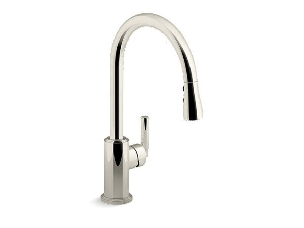 Vir Stil™ Minimal Pulldown Faucet in Multiple Finishes Length:25.787" Width:12.795" Height:3.346" - Maison&Co.
