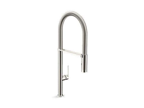 Juxtapose™ Semi-Pro Faucet W/ Po Spray in Multiple Finishes Length:30.512" Width:14.449" Height:2.756" - Maison&Co.