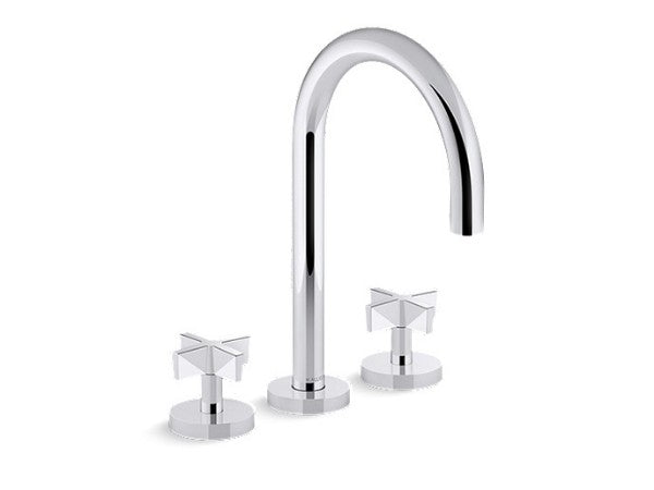 One™ Gooseneck, D/M Bath Set, Lever in Multiple Finishes Length:16.125" Width:12.5" Height:4.063" - Maison&Co.