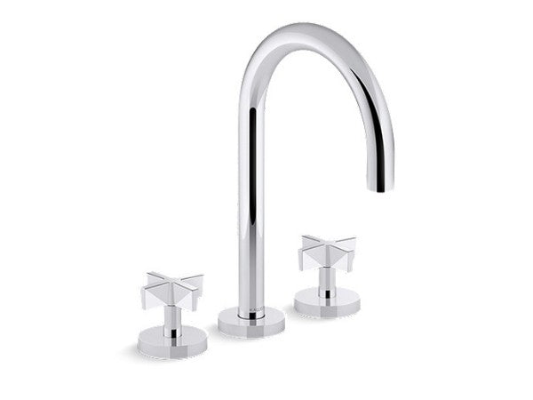 One™ Gooseneck, D/M Bath Set, Lever in Multiple Finishes Length:16.125" Width:12.5" Height:4.063"
