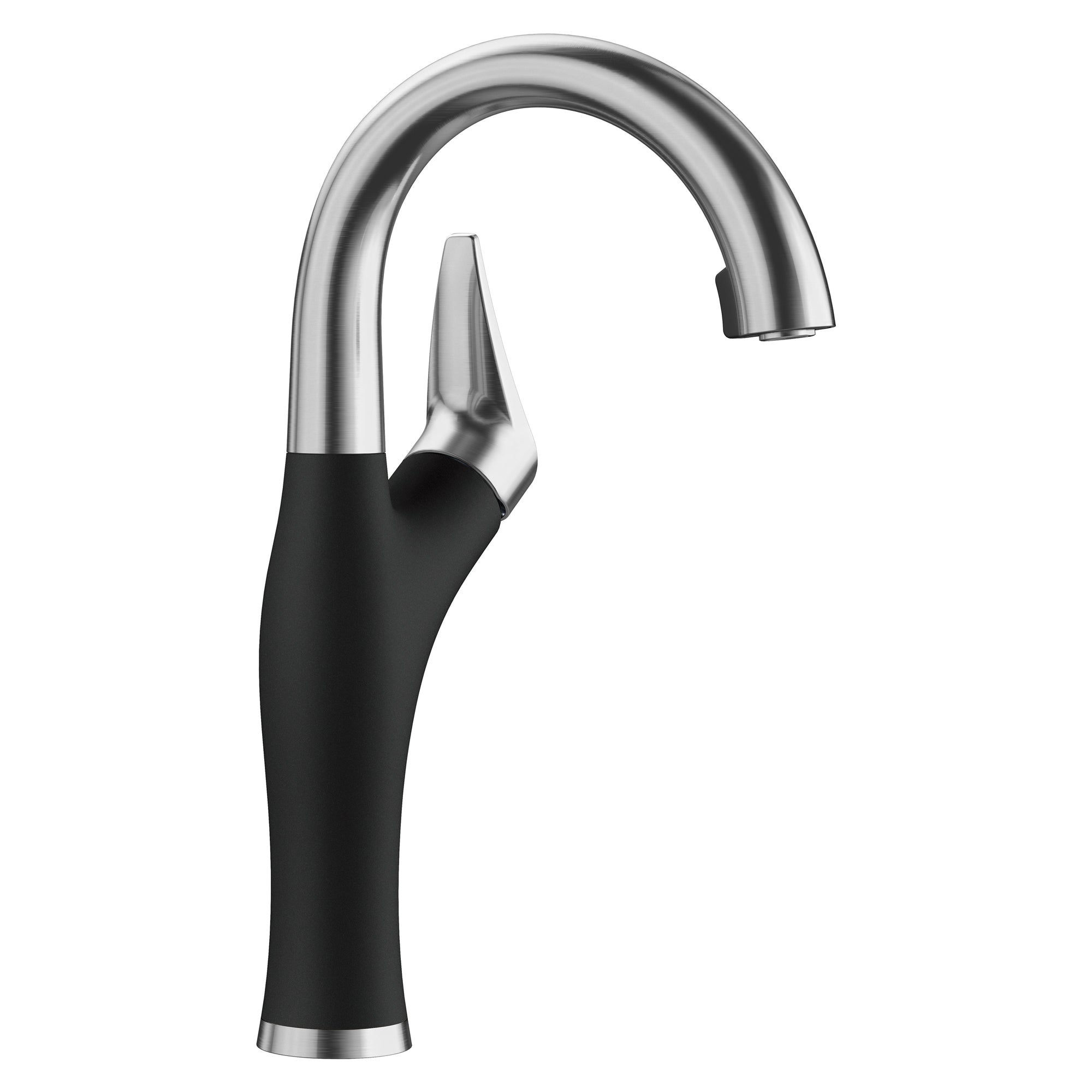 Blanco - 526387 - Artona Pull-Down Dual-Spray Bar Faucet - PVD Steel/Coal Black
