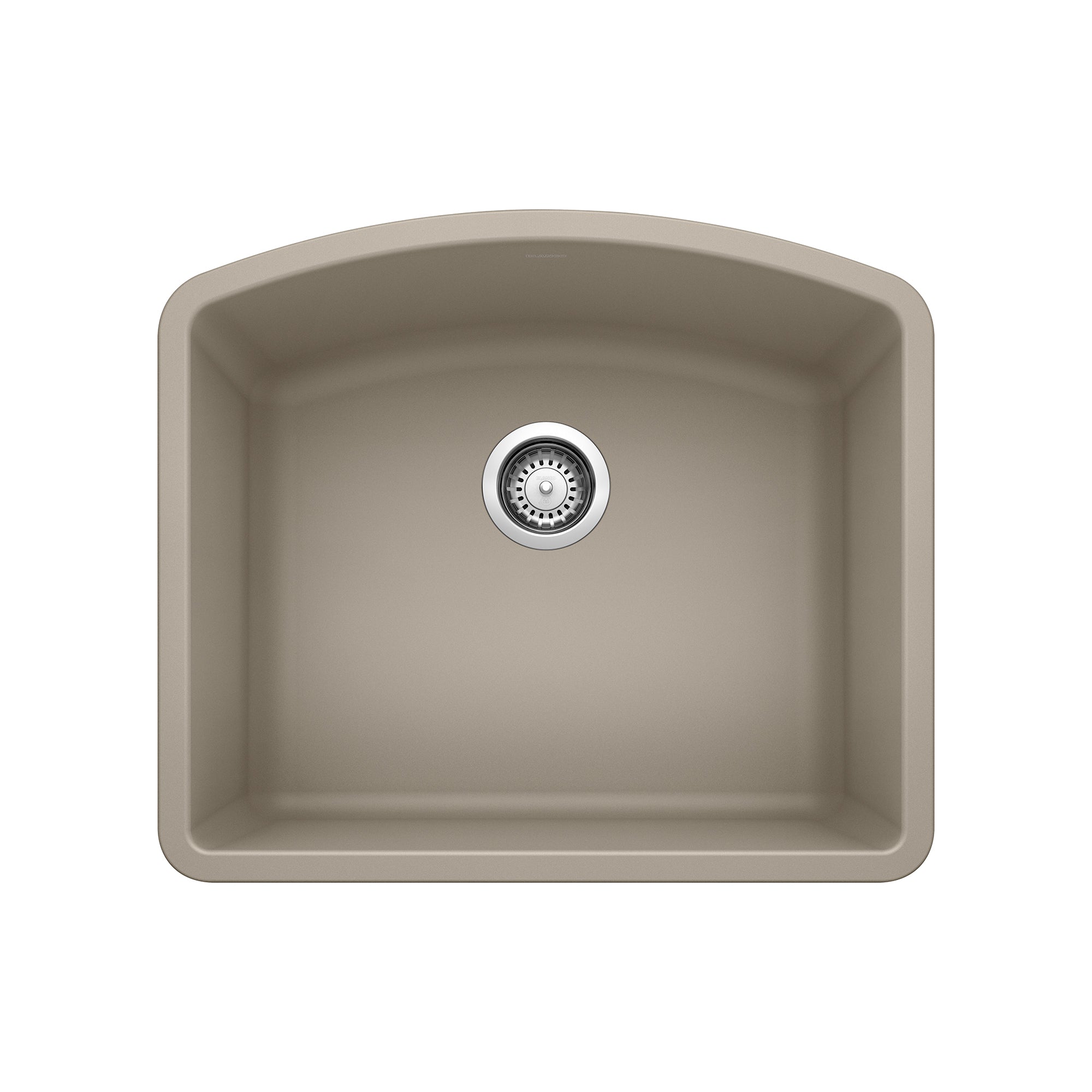 Blanco - 441281 - Diamond SILGRANIT 24" Single Bowl Undermount Kitchen Sink - Truffle