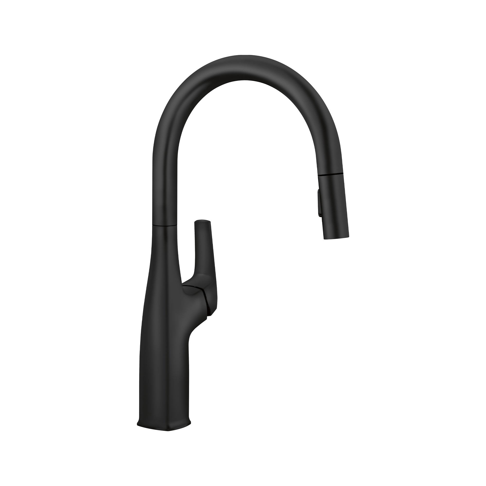 Blanco - 443020 - Rivana High-Arc Pull-Down Dual-Spray Kitchen Faucet - Matte Black