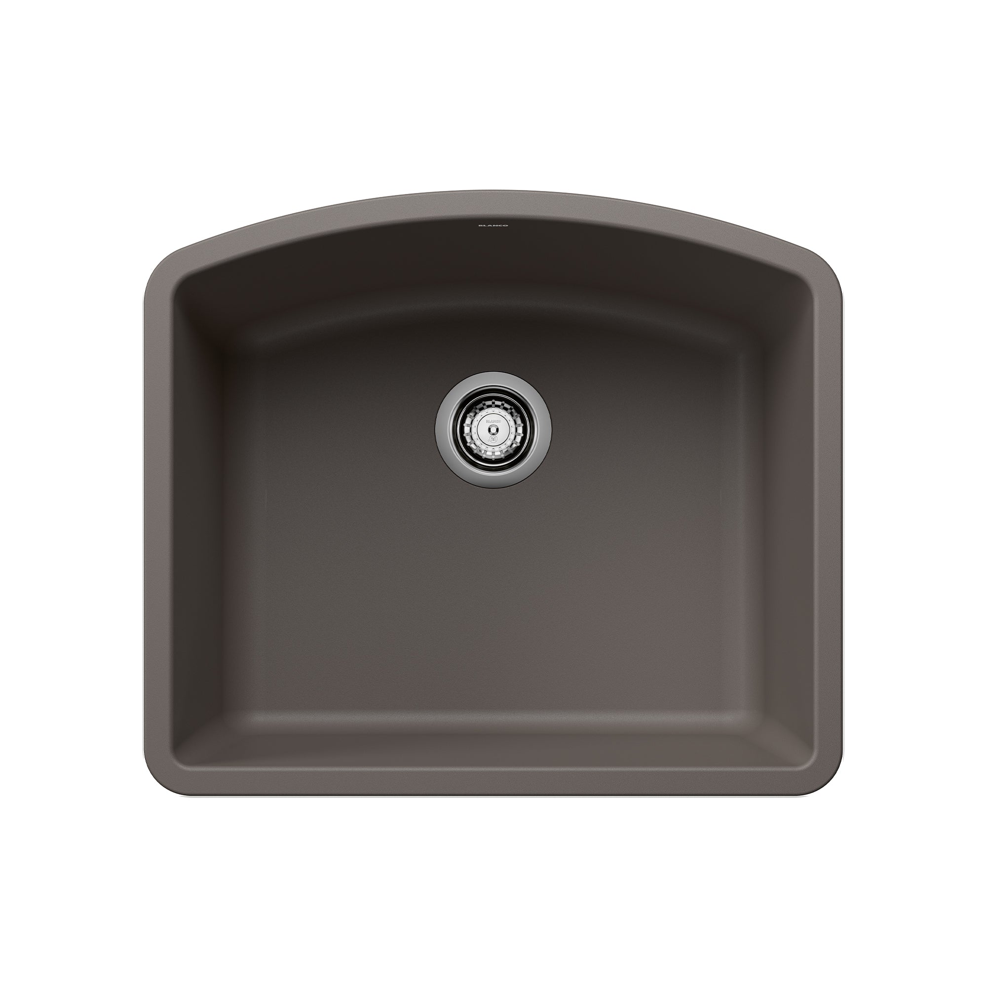 Blanco - 443098 - Diamond SILGRANIT 24" Single Bowl Undermount Kitchen Sink - Volcano Gray