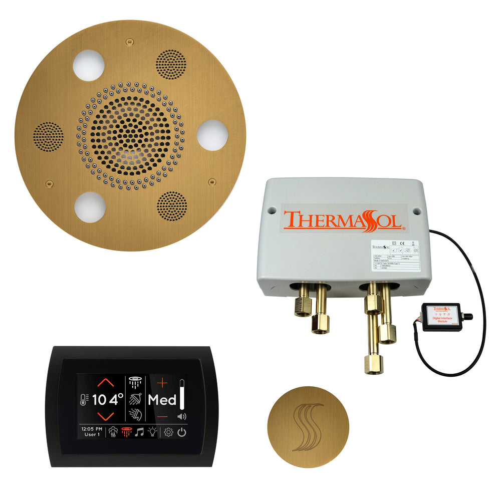 Total Wellness Package - Serenity Advanced (Round) + SignaTouch Control (Wall Mount) + Digital Shower Valve + Steam Head (Round) - Maison&Co.
