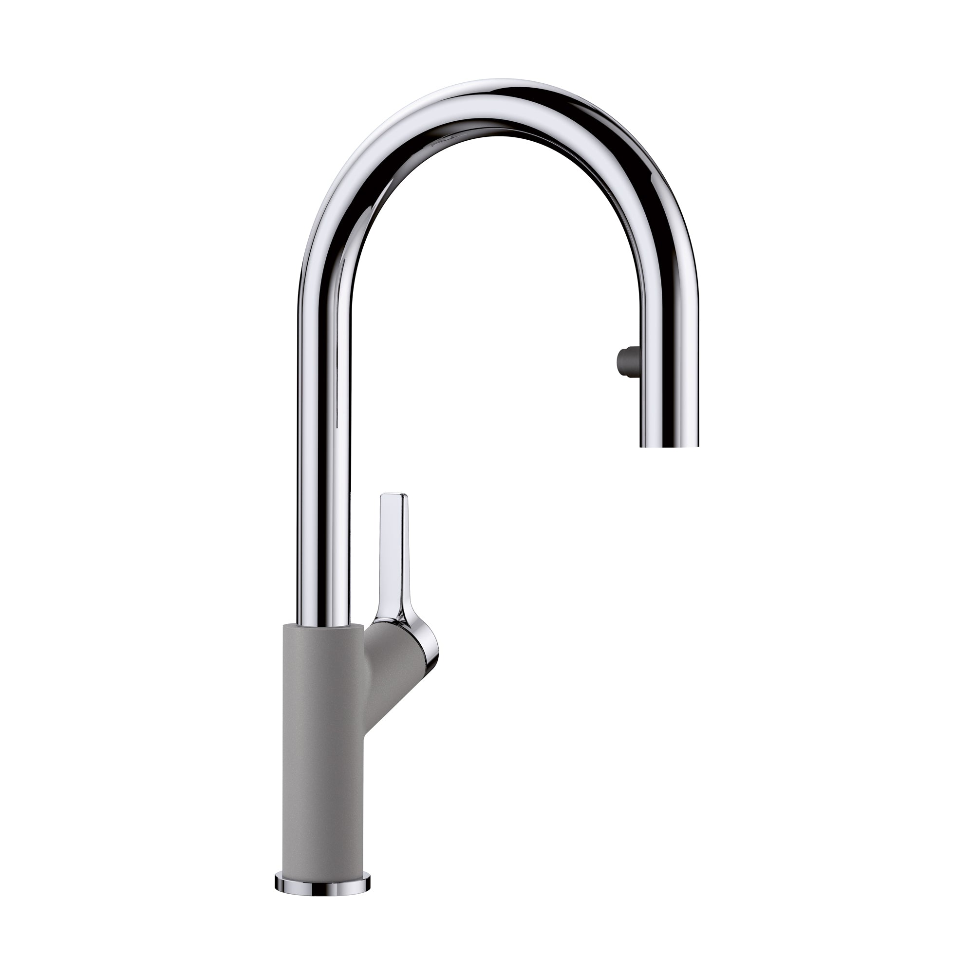 Blanco - 526396 - Urbena Pull-Down Dual-Spray Kitchen Faucet - Chrome/Metallic Gray