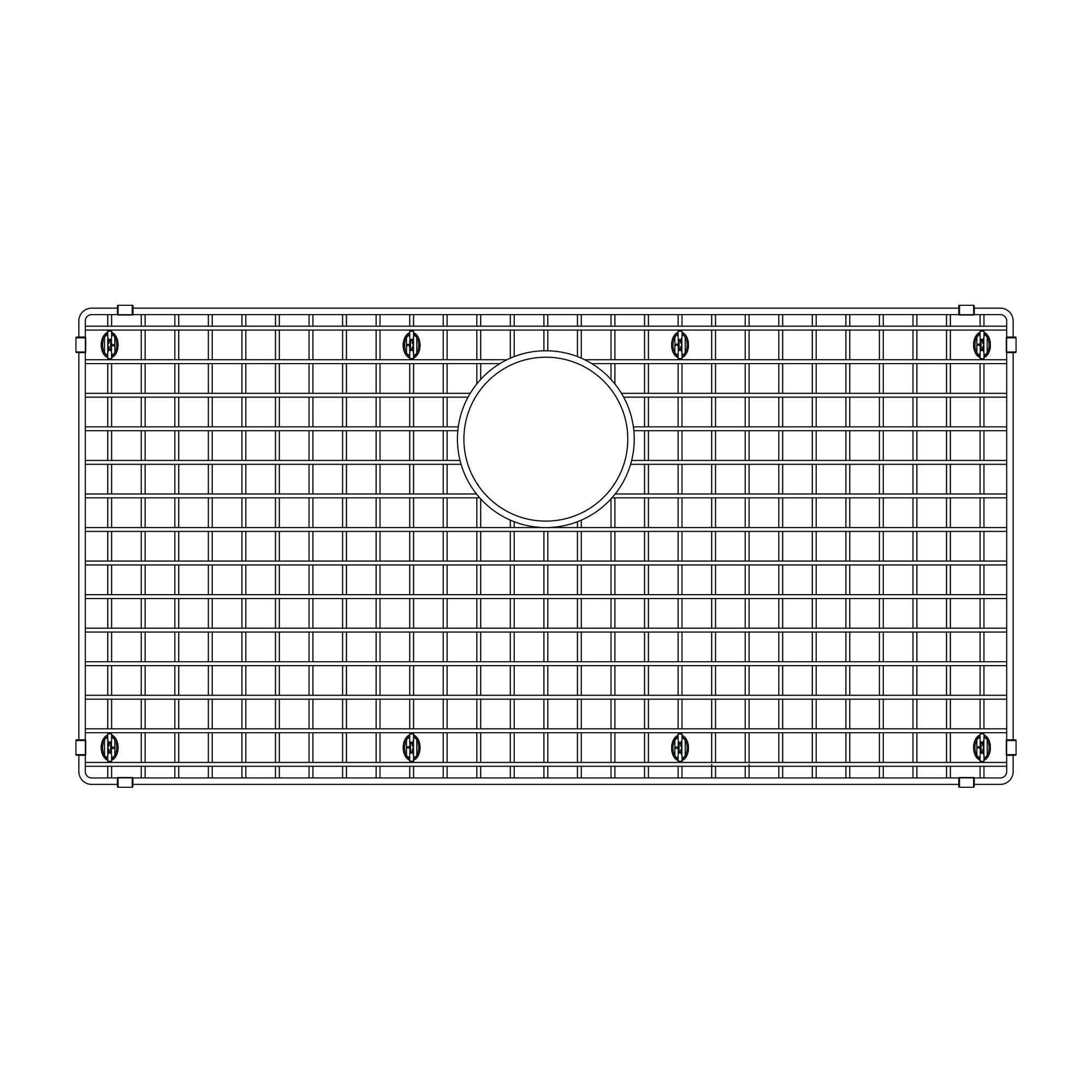 Blanco - 235968 - Stainless Steel Sink Grid for Quatrus 32" Single Bowl Sinks