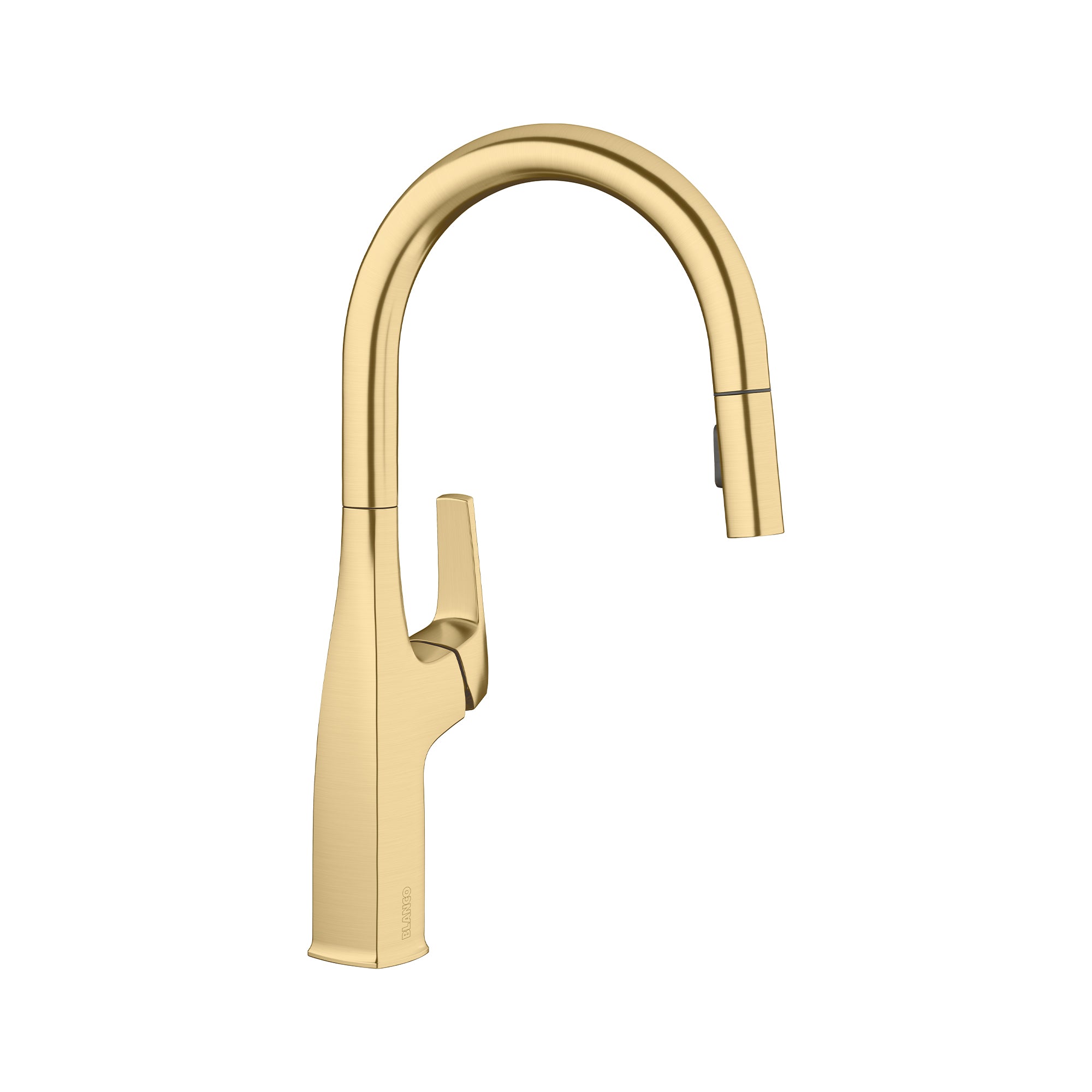 Blanco - 442985 - Rivana High-Arc Pull-Down Dual-Spray Kitchen Faucet - Satin Gold