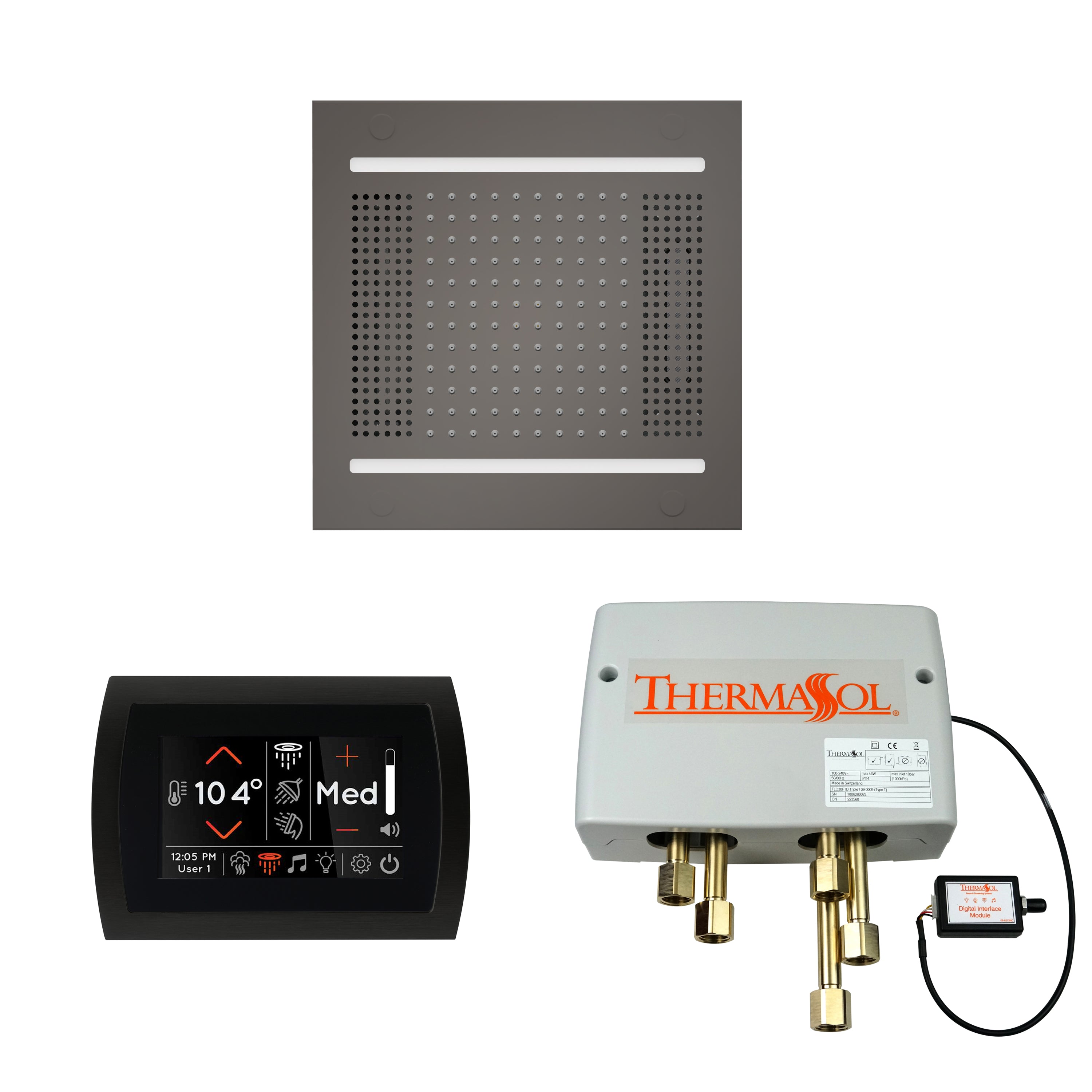 Wellness Shower Package - HydroVive 14 + SignaTouch Control (Wall Mount) + Digital Shower Valve - Maison&Co.