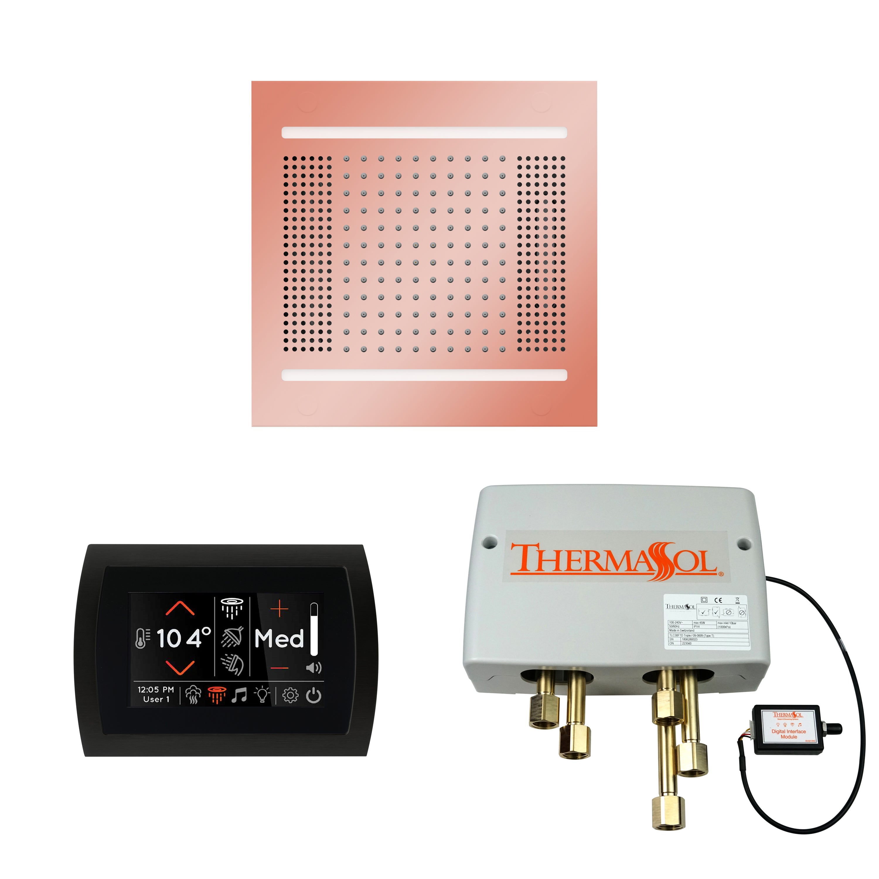 Wellness Shower Package - HydroVive 14 + SignaTouch Control (Wall Mount) + Digital Shower Valve - Maison&Co.